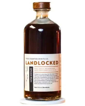 Three Counties Spirits Landlocked English Dark Spiced Rum 70cl