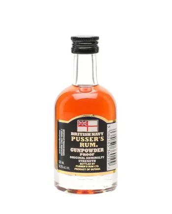 Pusser's Gunpowder Rum Miniature