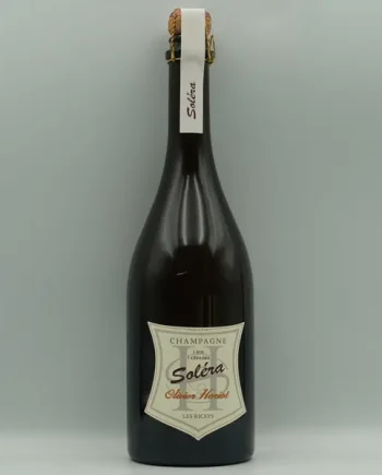 Olivier Horiot, Champagne Brut Nature 'Soléra' NV