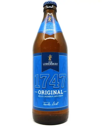 Zum Lowenbrau 1747 Original Helles Lagerbier 4.9% (500ml)