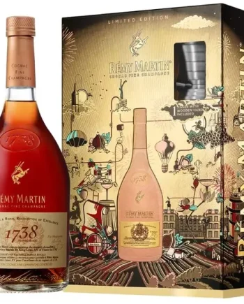 Rémy Martin Fine Champagne Cognac 1738 Jigger Gift Pack 70cl
