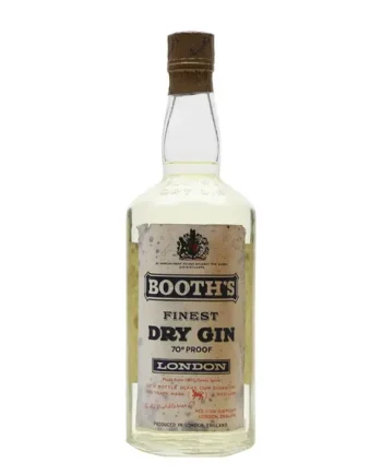 Booth's Finest Dry Gin Bot.1960s