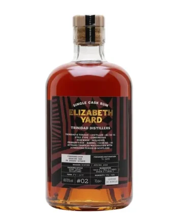 Trinidad Distillers 10 Year Old Rum PX Finish Elizabeth Yard