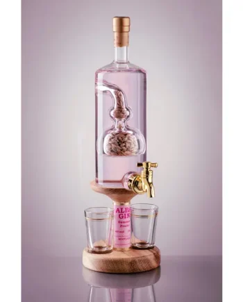 Barley Tap Refillable Gin Decanter & 2 Glasses 35cl