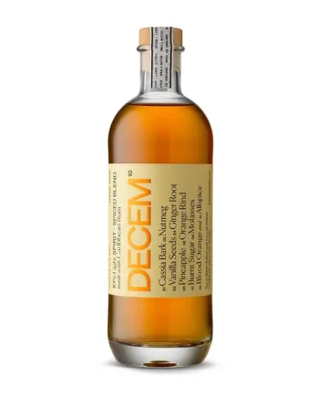 Decem Spiced Blend Light Spirit Rum Alternative 70cl