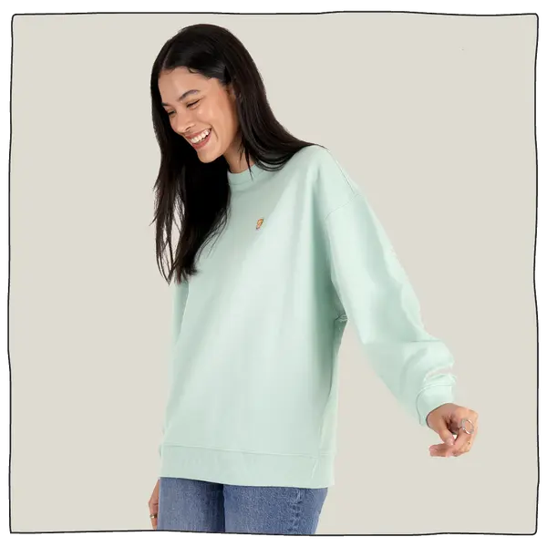 Mini Pint Sweatshirt - Washed Green