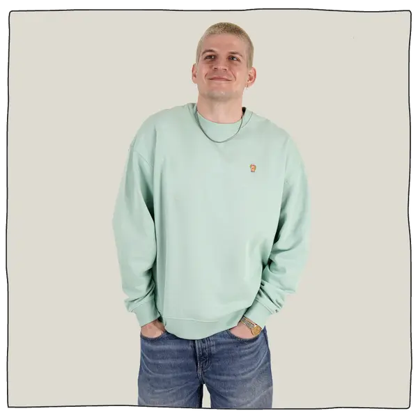 Mini Pint Sweatshirt - Washed Green