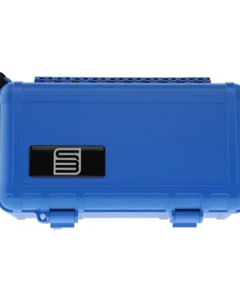 Blue Travel Humidor with 10-15 cigar capacity