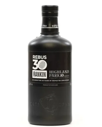Highland Park 10 Year Old Rebus 30 Rankin Limited Edition Scotch Whisky 70cl