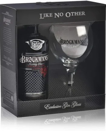Brockmans Premium Gin Gift Set With Balloon Glass 70cl