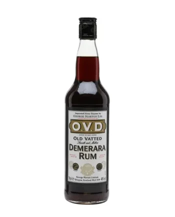 O V D Old Vatted Demerara Rum