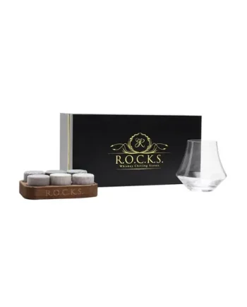Rocks The Connoisseur's Whisky Chilling Stones Set Nosing Glass Edition