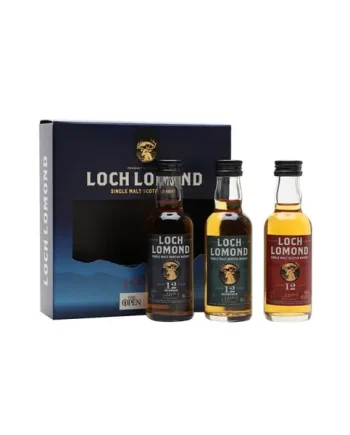 Loch Lomond Distillery 12 Year Old Miniature Gift Set 3x5cl