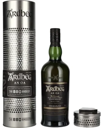 Ardbeg 'An Oa' Limited Edition BBQ Smoker Gift Tin 70cl