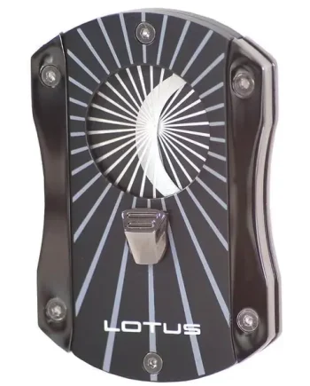 Lotus Deception Black Starburst Cigar Cutter
