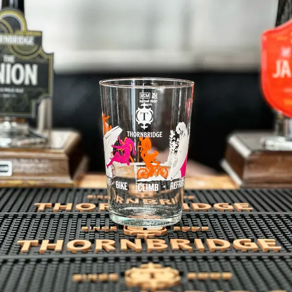 Thornbridge Hike Bike Climb Cask Pint Glass