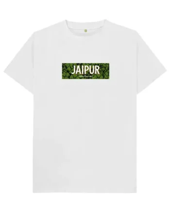 Jaipur hops boxed logo t shirt