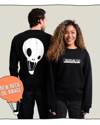 Skulloon Sweatshirt in Black