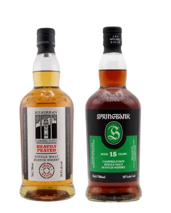 Springbank 15 Year Old + Kilkerran Heavily Peated Batch 14
