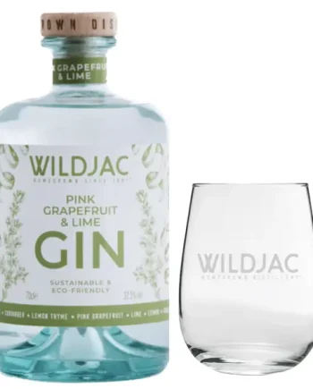 Wildjac Pink Grapefruit and Lime Gin & Glass 70cl