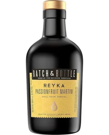 Batch & Bottle Reyka Icelandic Vodka Passionfruit Martini Ready to Drink Cocktail 50cl