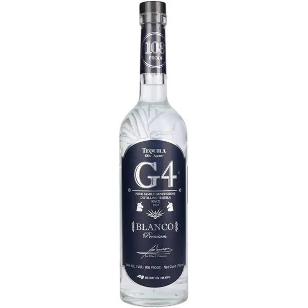 G4 Blanco 108 Proof Tequila 70cl