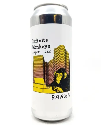 Baron Brewing Infinite Monkeys Lager 4.6% (500ml can)