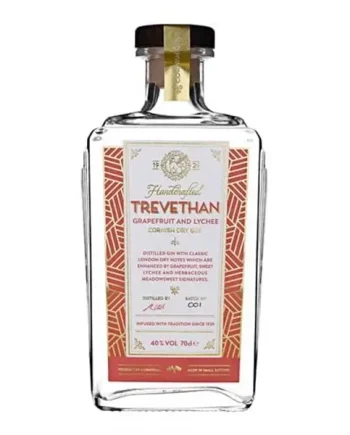 Trevethan Grapefruit and Lychee Cornish Gin 70cl