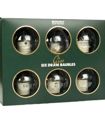 Drinks by the Dram Gin Baubles 6x3cl