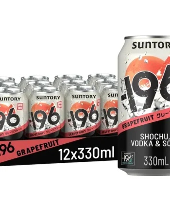 -196 Suntory Grapefruit Shochu & Vodka Ready To Drink Cans 12x330ml
