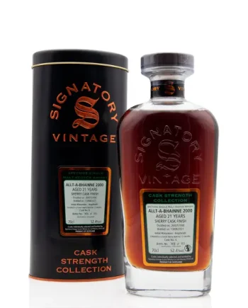 Allt-a-Bhainne 21 Year Old - 2000 | Cask 6 | Cask Strength Collection (Signatory)