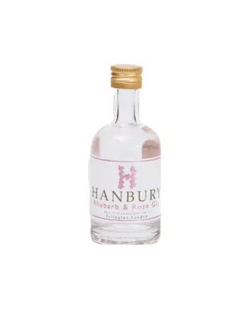 Hanbury Rhubarb & Rose Gin Miniature 5cl