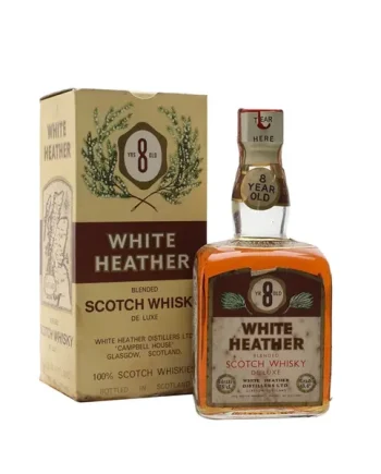 White Heather 8 Year Old De Luxe Bot.1970s