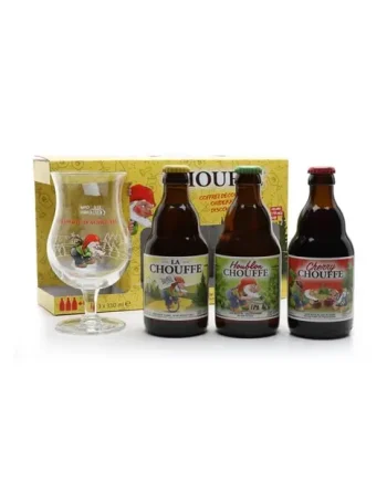 Chouffe 3 Bottle & Glass Gift Pack
