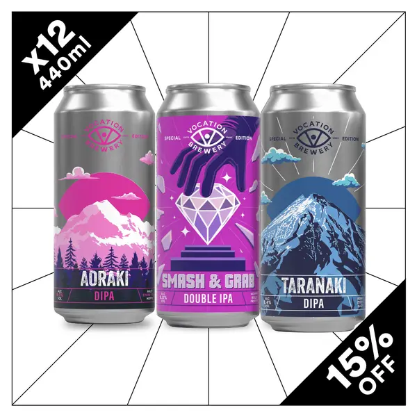 Vocation Big DIPA Mixed Case | Mixed DIPA Pack | 12 x 440ml