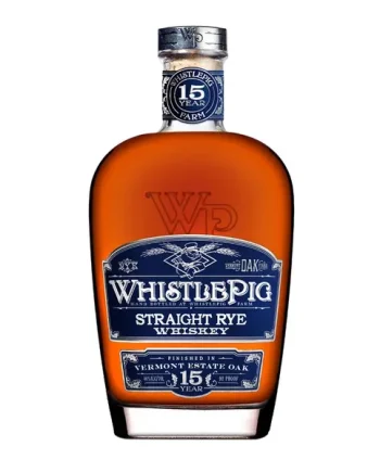 WhistlePig 15 Year Old Vermont Oak Finish Rye 75cl