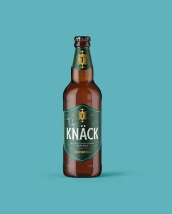 Knack, 4% Dark Mild 500ml bottle