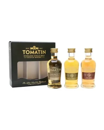 Tomatin Miniature 3-pk 12 Year Old, Legacy, 14 Year Old