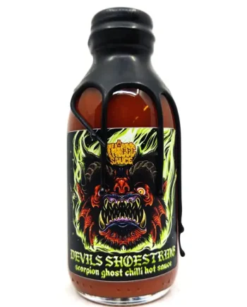 Thiccc Sauce Devil's Shoestring Trinidad Moruga Scorpion Ghost Chilli Hot Sauce (150ml)