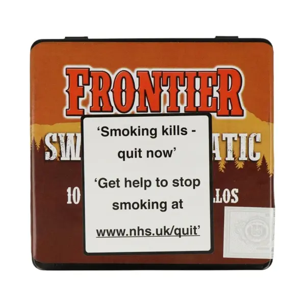Frontier Cigarillos Authentic (Sweet Aromatic) Tin of 10