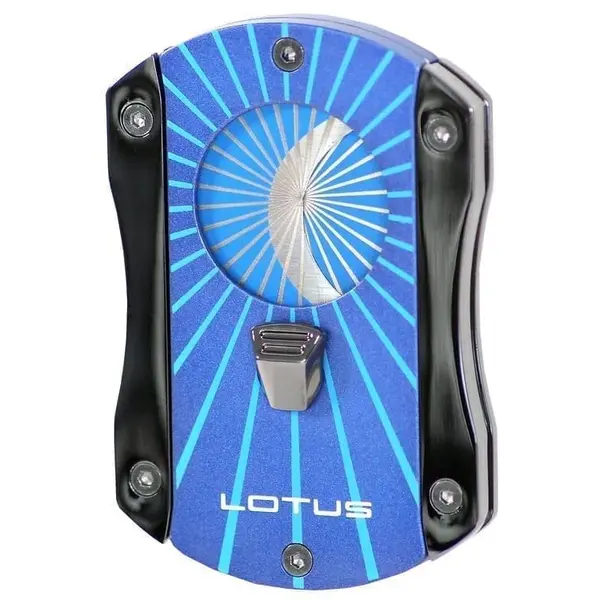 Lotus Deception Blue Starburst Cigar Cutter
