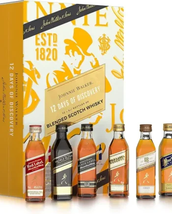Johnnie Walker Blended Scotch Whisky 12 Day Advent Calendar 12x5cl