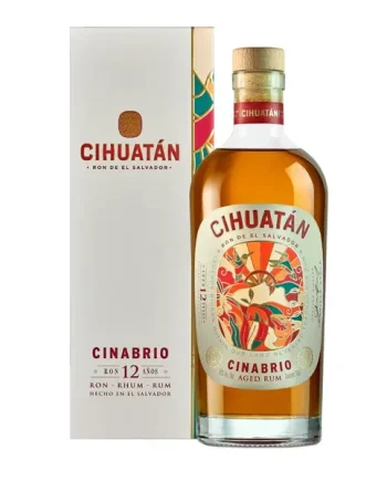 Cihuatan Cinabrio 12 Year Old Rum 70cl