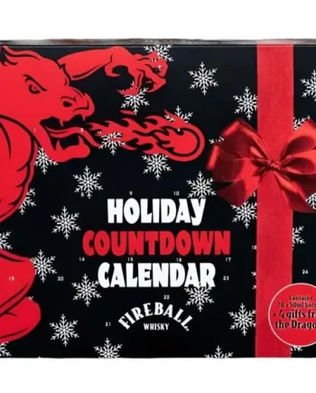 Fireball Cinnamon Whisky Liqueur Advent Calendar 20x5cl Plus 4 Gifts