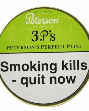 Peterson 3 P's Plug Pipe Tobacco 50g tin