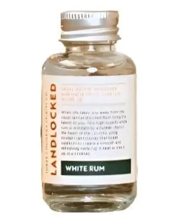 Three Counties Spirits Landlocked English White Rum Miniature 5cl