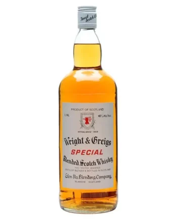 Wright & Greigs Blended Whisky Bot.1980s Large Bottle