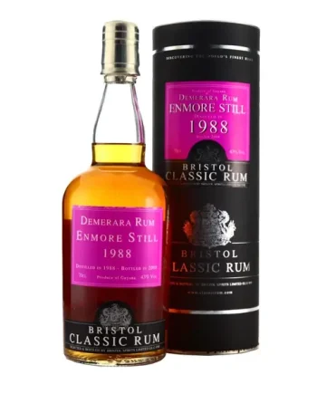 Bristol Classic Enmore Still 1988 20 Year Old Demerara Rum 70cl