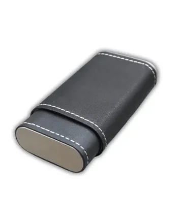 Artamis Black Leather Cigar Case
