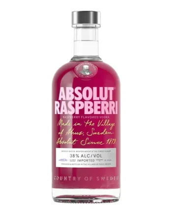 Absolut Raspberri Flavoured Vodka 70cl